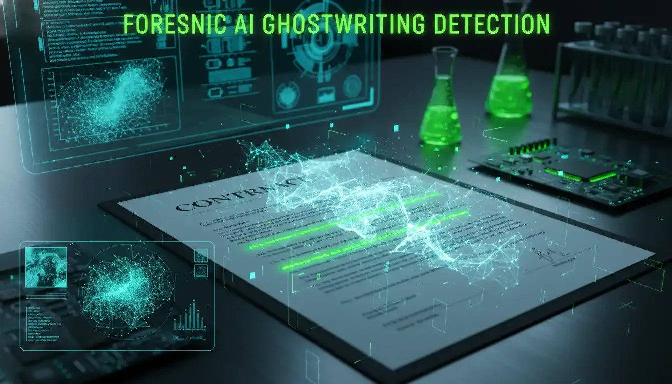 Forensic Detection of AI Ghostwriting in Legal Contracts