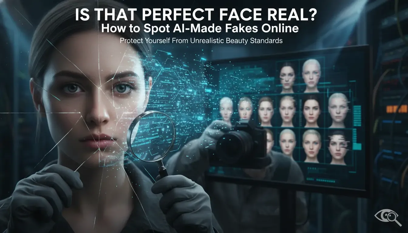 Is That Perfect Face Real? How to Spot AI-Made Fakes Online