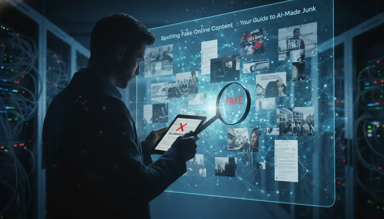 Spotting Fake Online Content: Your Guide to AI-Made Junk